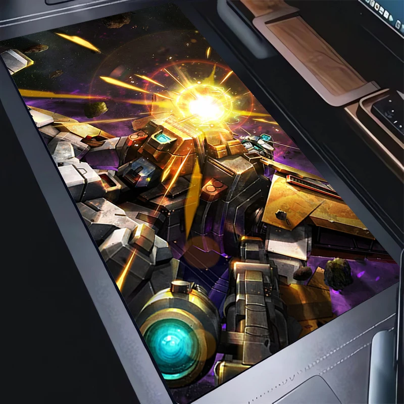 

Mouse Pad 90x40cm M-mechanical Warrior G-gundam Anime Keyboard Mouse Mat Large Mousepad Keyboards Pad Gamers Decoracion Desk Mat