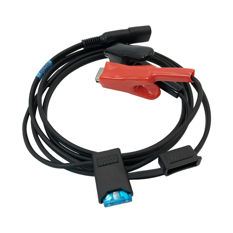 Power Cable A00400 Replacement For Trimble For  With Heavy Duty Alligator Clips Wired To Female 2-pin Connector