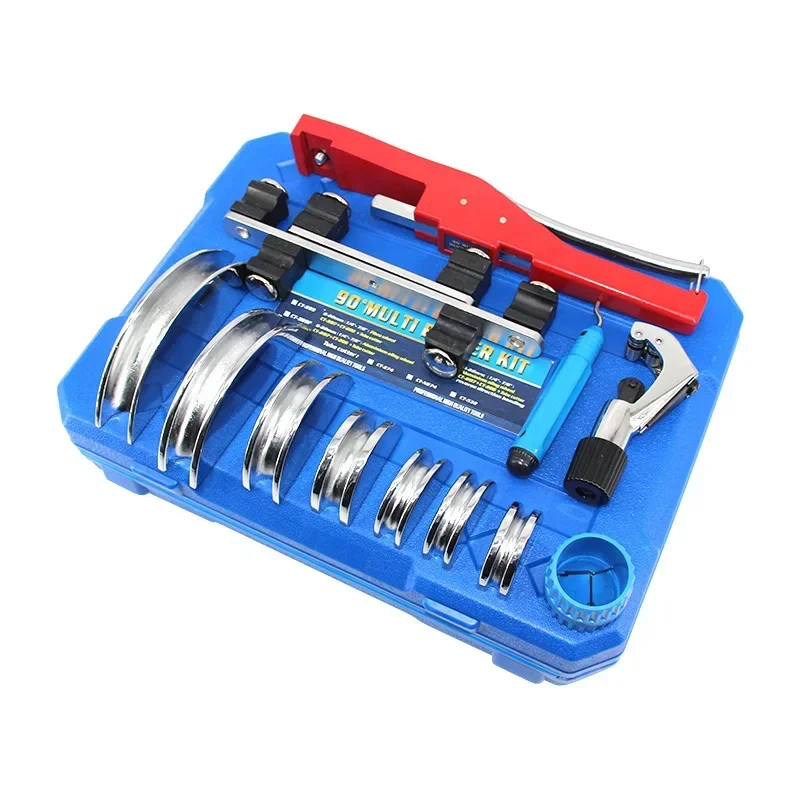 Manual Tube Bender Set CT-999F New Plastic Case 6-22mm Aluminum Ratchet with CT-274