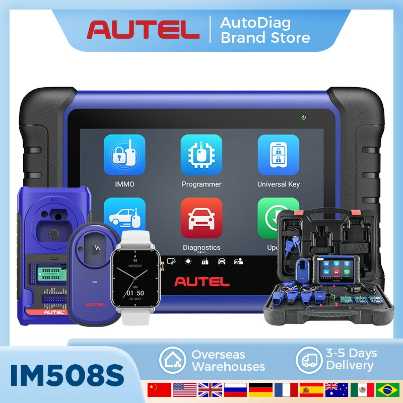

Autel MaxiIM IM508S IMMO Key Programmer Auto All System Diagnostic Scanner IM508S Pro Key Fob Programming Tools