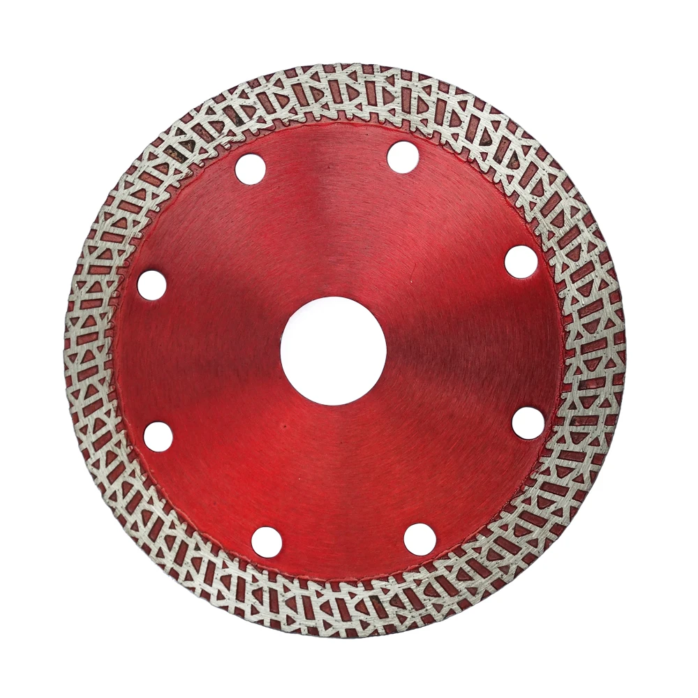 Diamond Tools Saw Blade, 125mm 5inch R Type Mesh Turbo Diamond Saw Blade for Stone