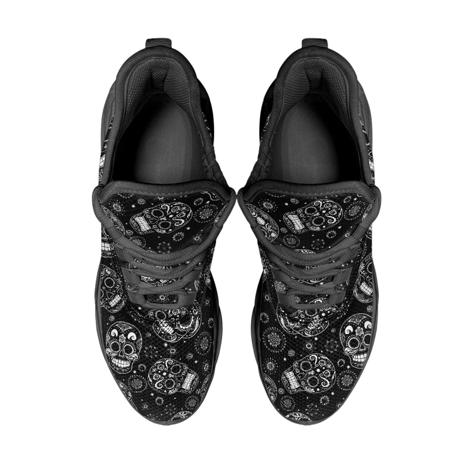 PENSTROLL Non Slip Athletic Running Sport Shoes Durable Athletic Sneakers for Sports Mens Skulls