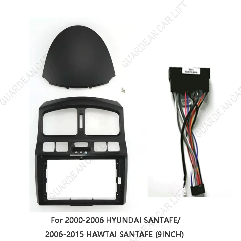 

9-дюймовый автомобильный радиоприемник Android для 2000-2006 годов HYUNDAI SANTAFE/2005 годов HAWTAI SANTAFE, стереоплеер, накладка на панель приборной панели