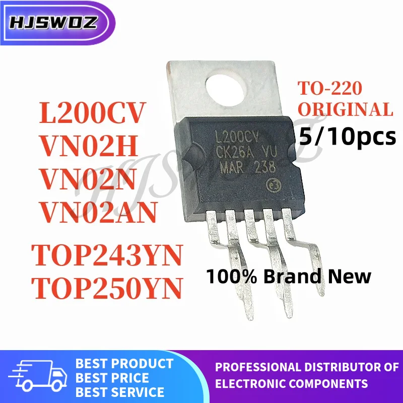 5PCS-10PCS Original TOP243Y 243YN L200CV L200 TOP250 TOP250Y VN02 VN02N VN02AN TOP243YN L200CV TOP250YN VN02H TO-220