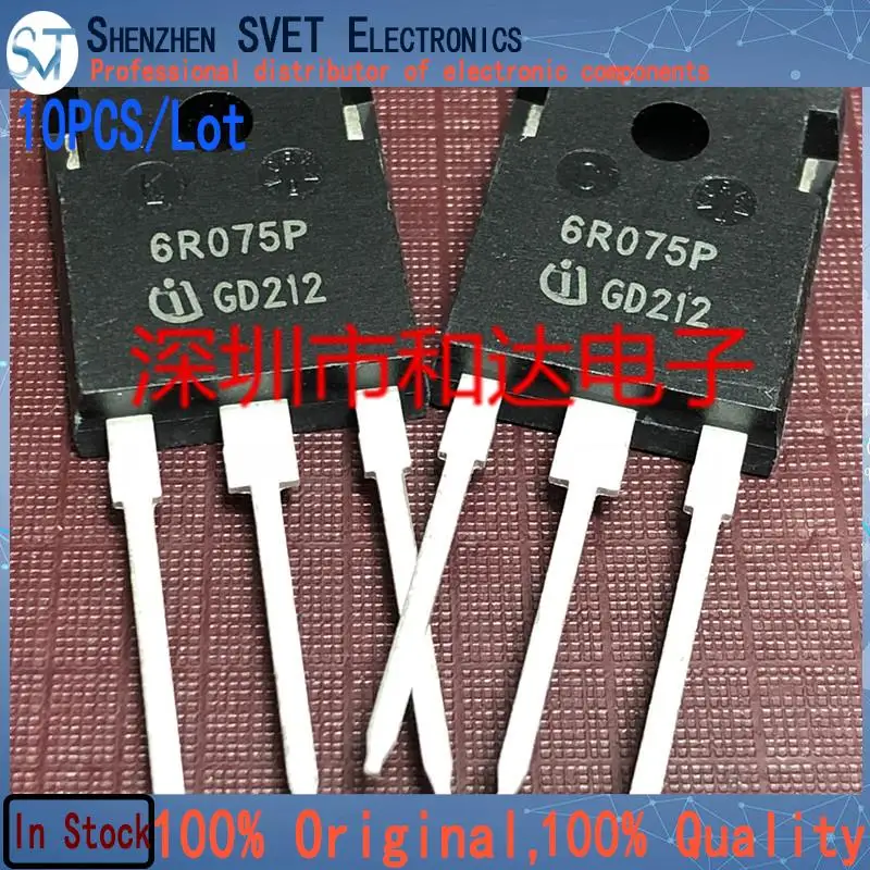 10PCS/Lot IPW60R075CP 6R075P  TO-247 MOS  Imported Original In Stock