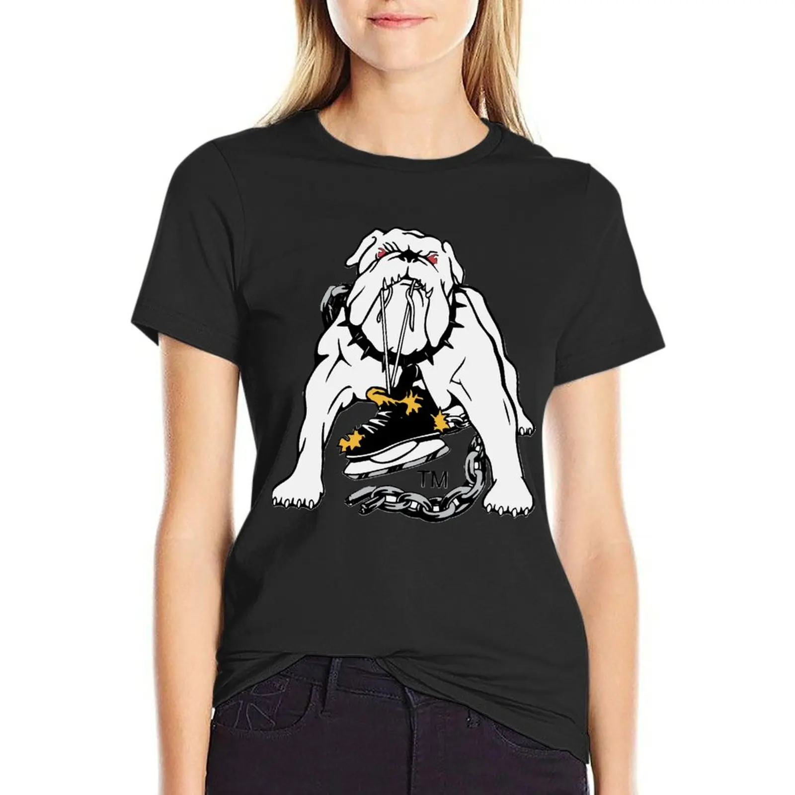 Long Beach Ice Dogs T-Shirt tops customs design your own funnys anime tops Women