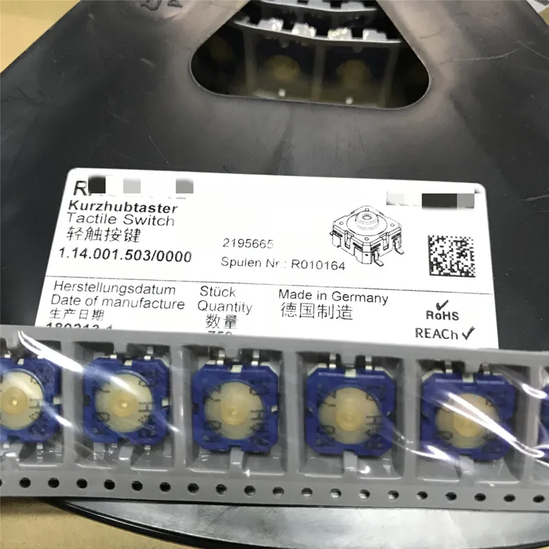 5 قطعة رافي ألمانيا 1.14.001.503/0000 SMT زر المصعد 12*12*5 التبديل