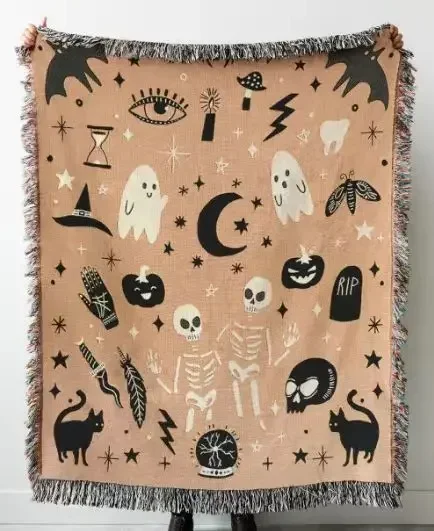 Halloween Decorative Tapestry, Hanging Picture, Background, New