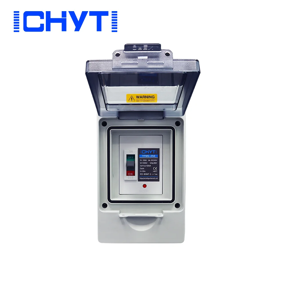 2 قطعة CHYT 1000 فولت قطاع دارة مصبوب مع صندوق تجميع بلاستيكي يوفر العزلة والحماية للأنظمة الشمسية. #2