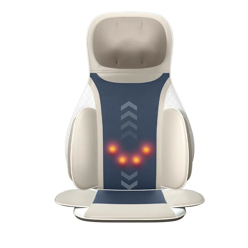 Full-body Massage Pad for Neck, Waist and Back. Home Use Massage Cushion. Multi-functional Kneading and Massage Device.