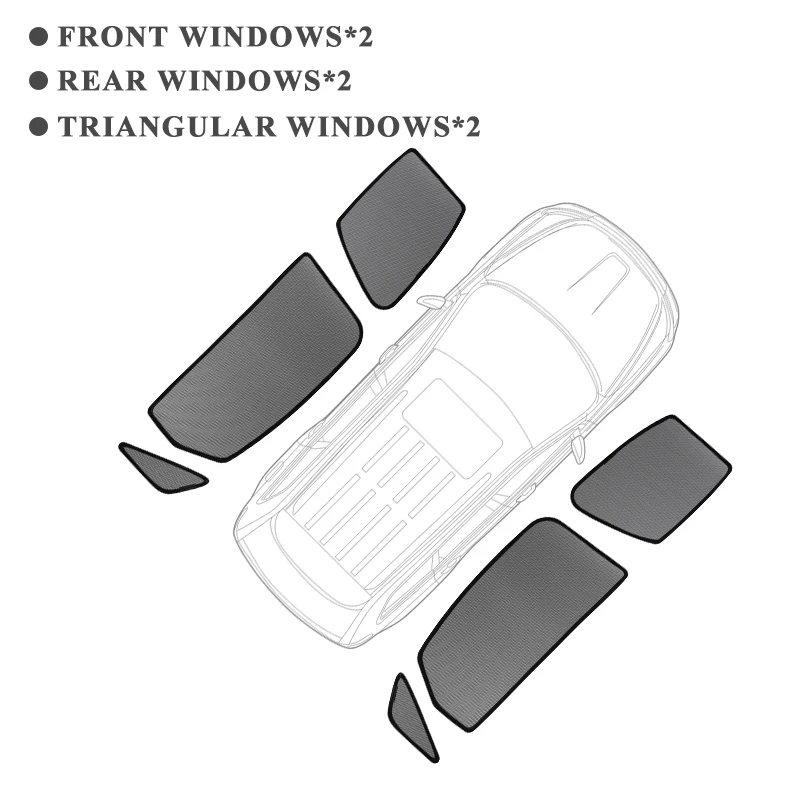 Do Skody Octavia SW Wagon 2013 2014 2015 2016 2017 2018 2019 Przednia szyba, roleta przeciwsłoneczna, tylna szyba boczna, osłona przeciwsłoneczna — zdjęcie 2
