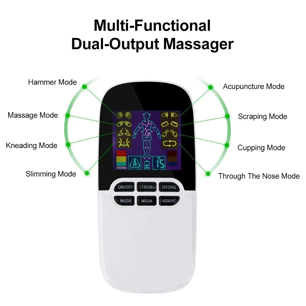 

EMS Back Massage Device Health Care TENS Unit Laser Rhinitis Treatment Muscle Stimulator Body Massager Digital Therapy Machine