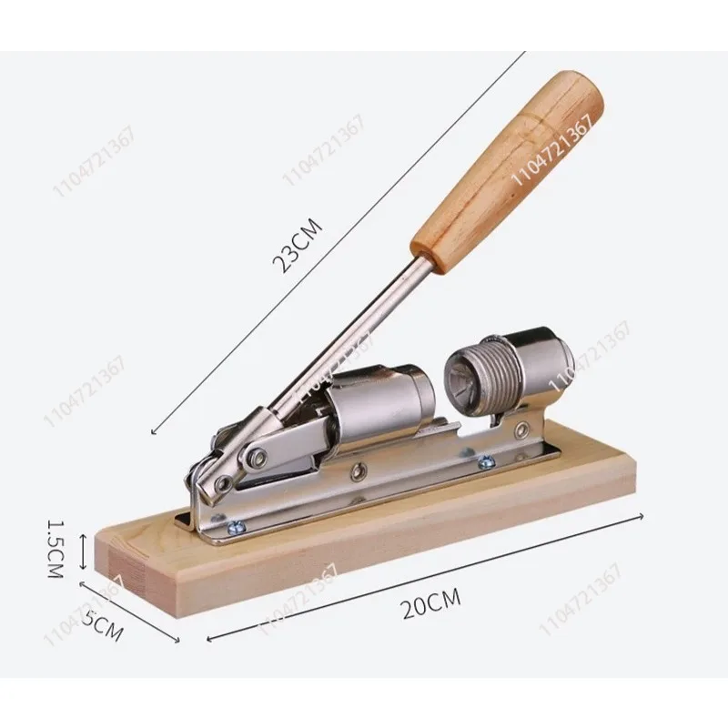 Manual Stainless Steel Nut Cracker Macadamia Opener Multipurpose Walnut Nutcracker Clamp Clip Tool Handle Peeling Machine 1pcs