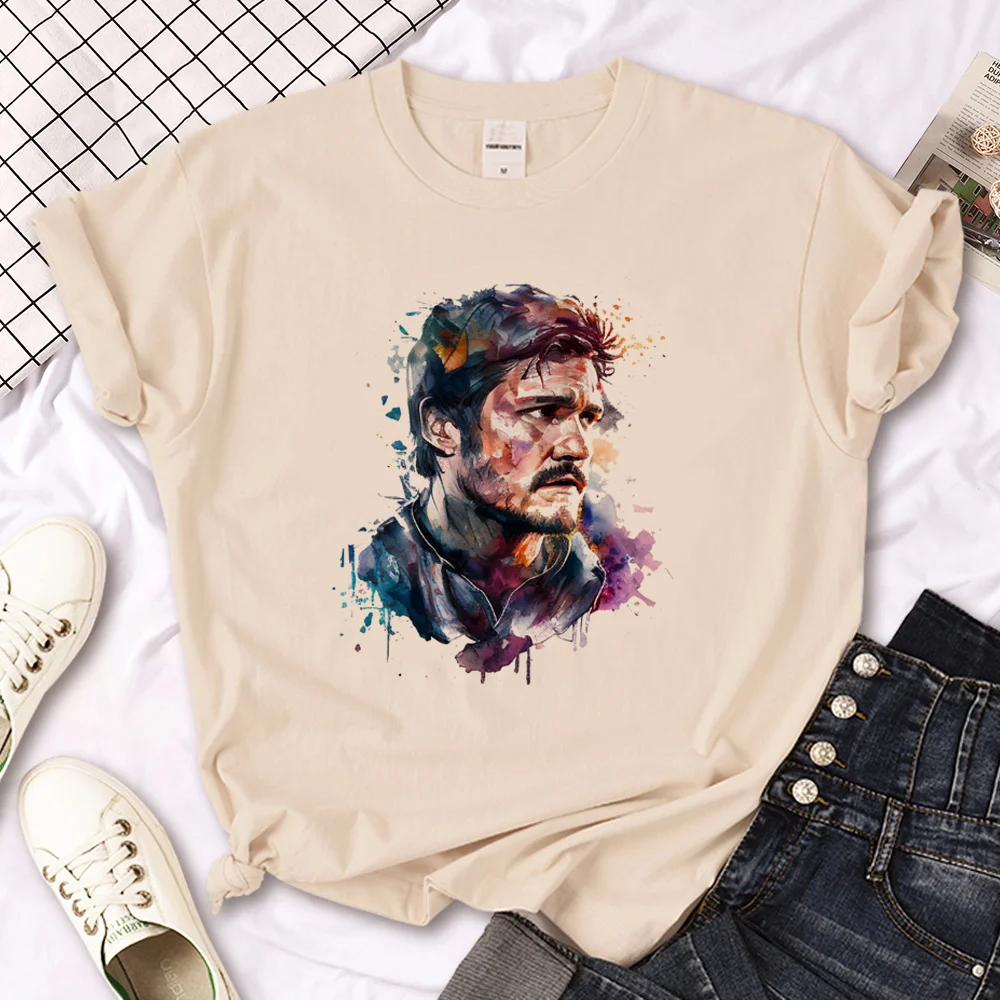 Pedro Pascal top women harajuku graphic streetwear top girl anime 2000s manga clothing