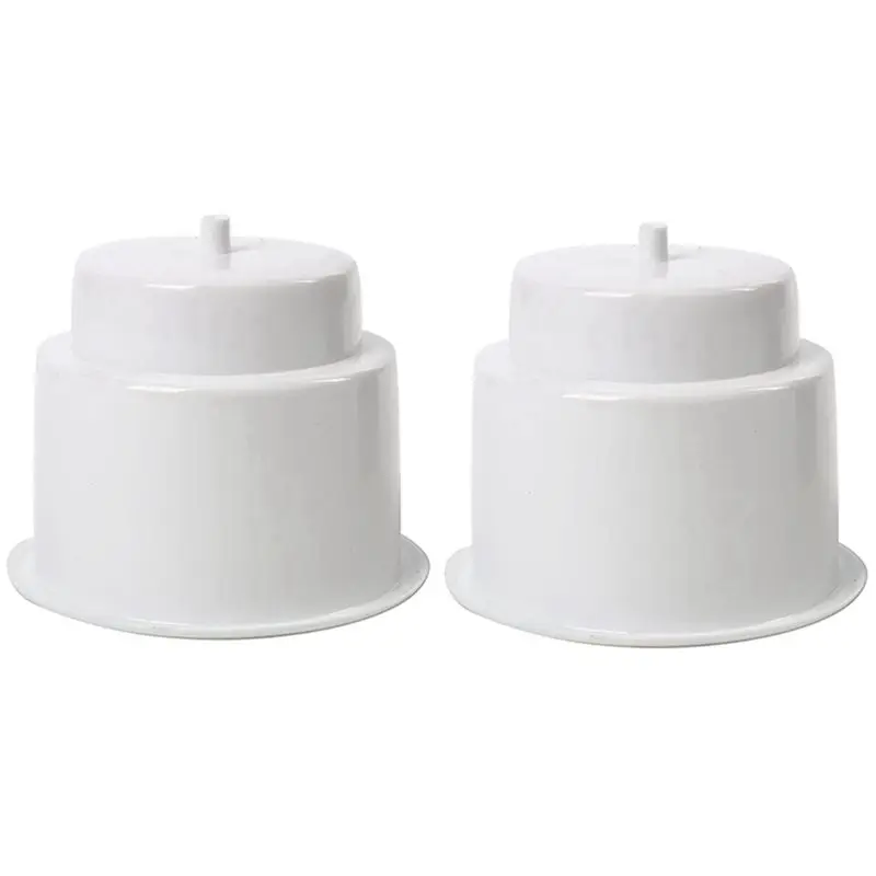 【Price Drop !!】-6Pcs Recessed Drop In Plastic Cup Drink Can Holder With Drain For Boat Car Marine Rv Accessories (White)