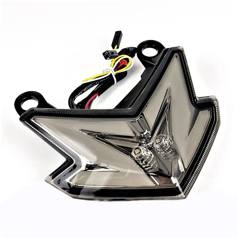 

1 шт., светодиодный задний фонарь для мотоцикла, индикаторная лампа, задний фонарь для Kawasaki Z800 Zx6r Z125-T48C