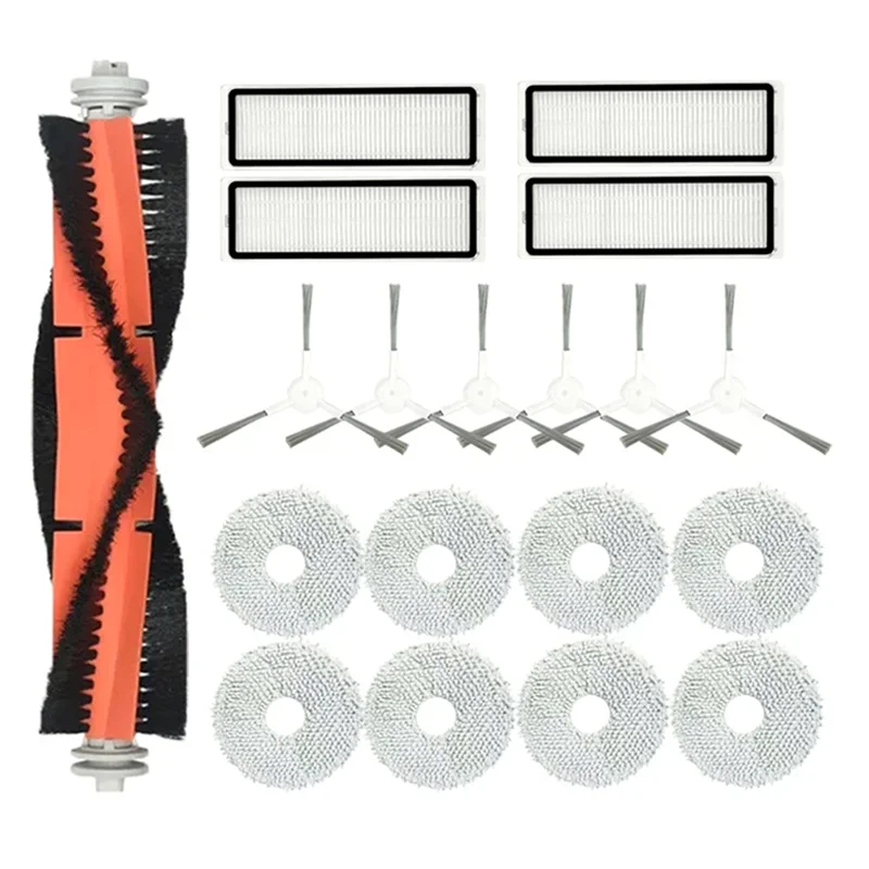 EMECE-لشاومي روبوت فراغ S10 +/S10 زائد اكسسوارات فرشاة جانبية رئيسية فلتر Hepa ممسحة القماش استبدال قطع الغيار