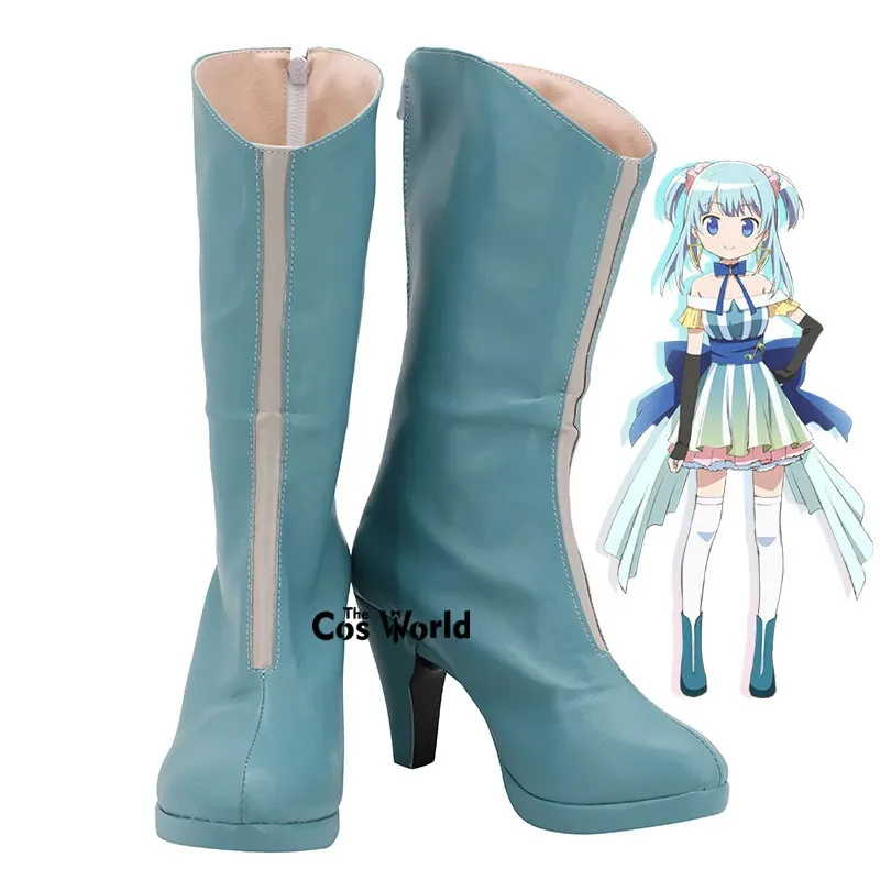 

Magia Record: Puella Magi Madoka Magica Side Story Minami Rena Anime Games Customize Cosplay High Heels Shoes Boots