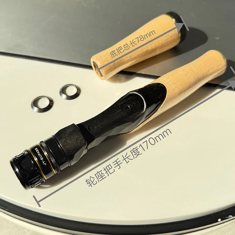 JY SUPASS BMS مقعد بكرة من الكربون لبناء قضيب مخصص مع مقابض مقبض الفلين لقضيب الصيد مقعد بكرة إصلاح قضيب مخصص من الكربون