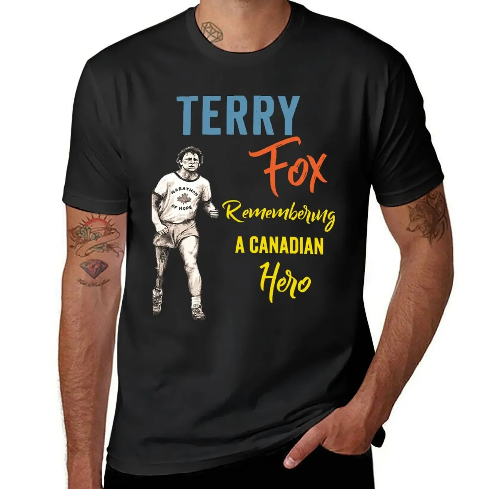 Ontario Terry Boys Girls Terry yellow, terry fox,canadian,runner,running,cancer,marathon of hope,80s,1980s T-Shirt