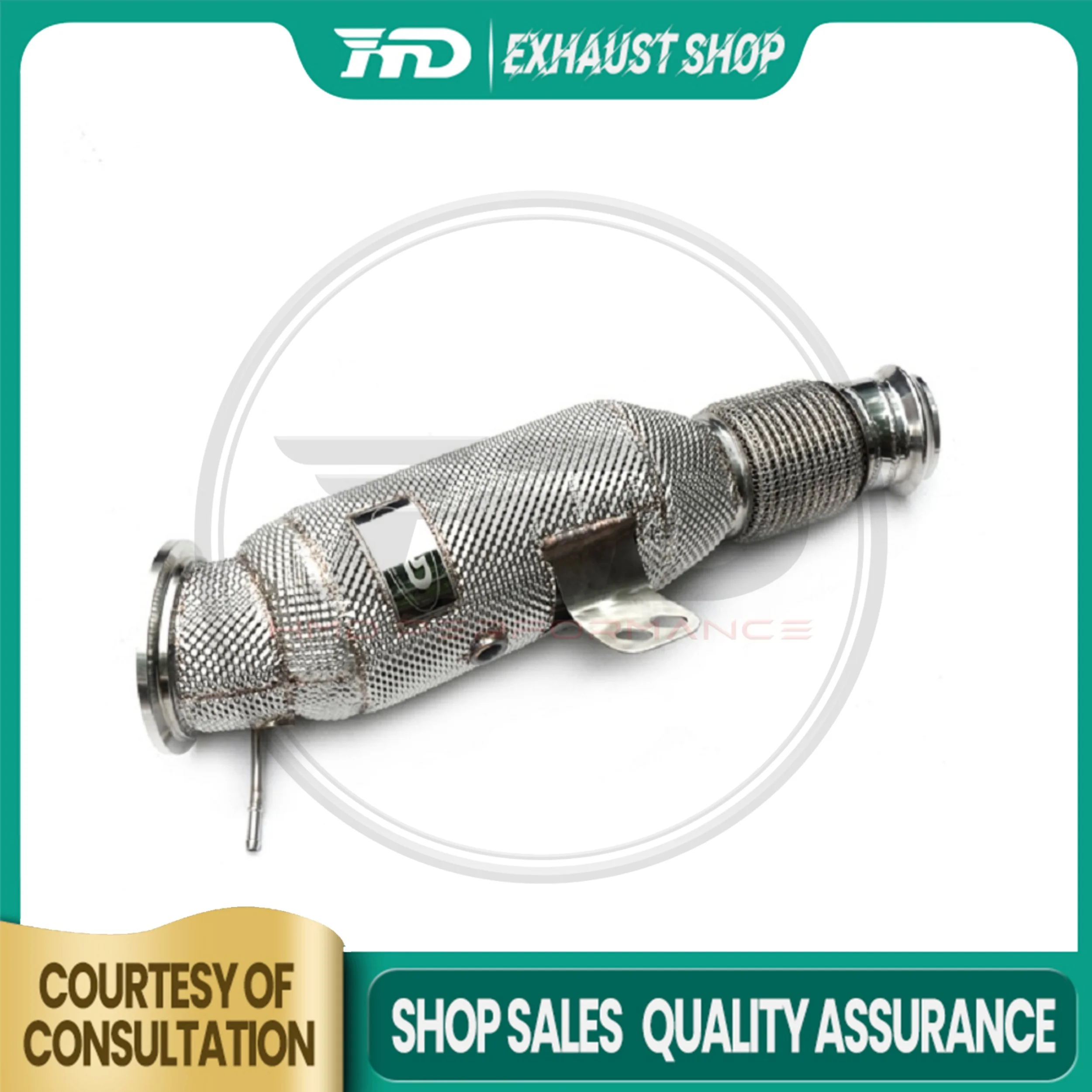 

HMD Exhaust Downpipe for BMW M440i B58 G20 G28 SS304 Heat shield TIG manual welding Exact Fit New Products