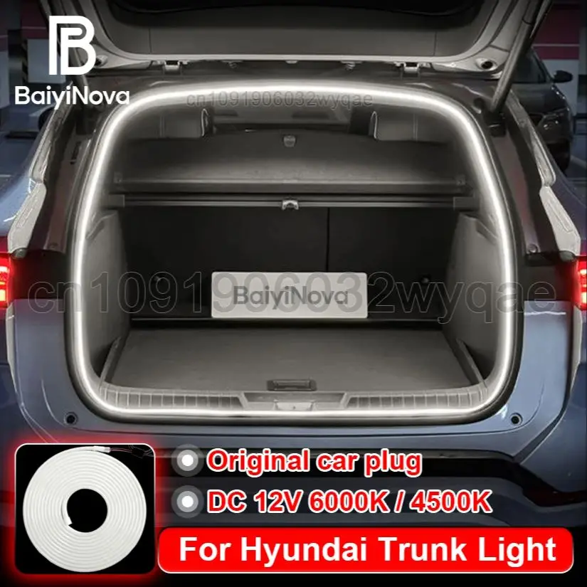 

LED Trunk Light For Hyundai Tucson Series Customized Car Interior Atmosphere Lights Tail Box Lighting Decoration Car Accessories