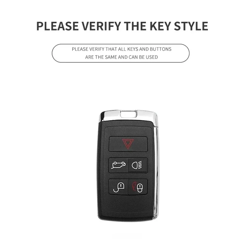 Liquid Silicone Rubber Car Key Case Cover For Land Rover Range Rover Sport Evoque Velar Discovery 5 Sport 2018 2019 Car Key Case