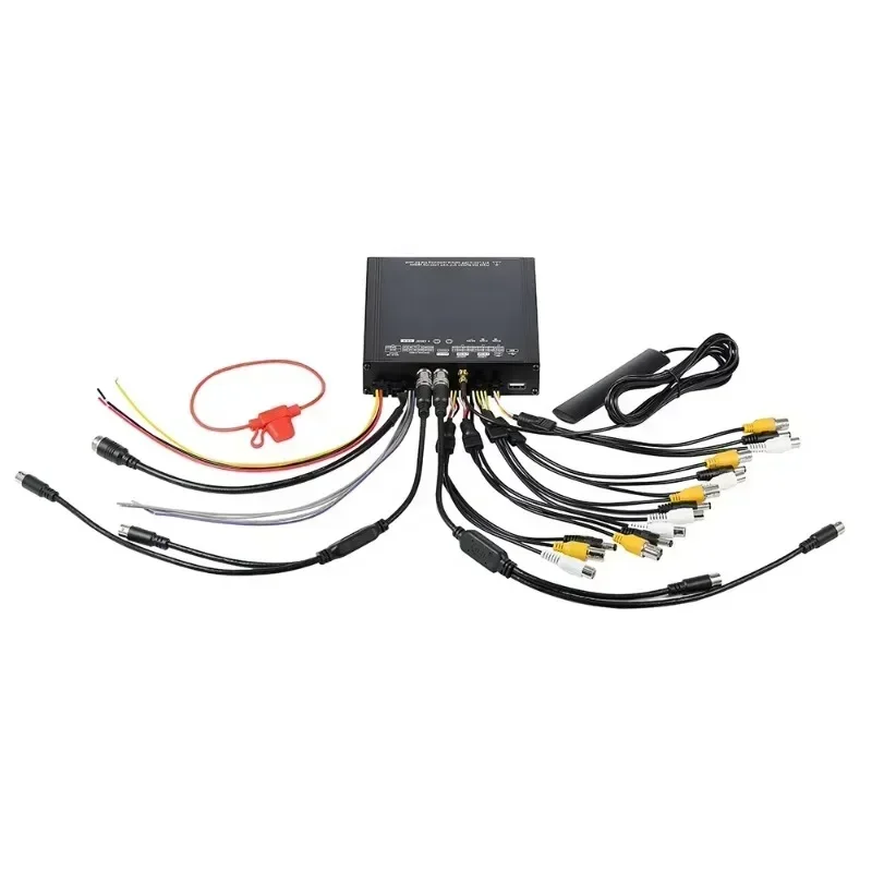 4G WIFI GPS HDVR9804 Set Mini DVR móvil de seguridad con cámara AHD 4CH HDD sistema de grabación de vídeo AHD HDVR coche autobús camión vehículo