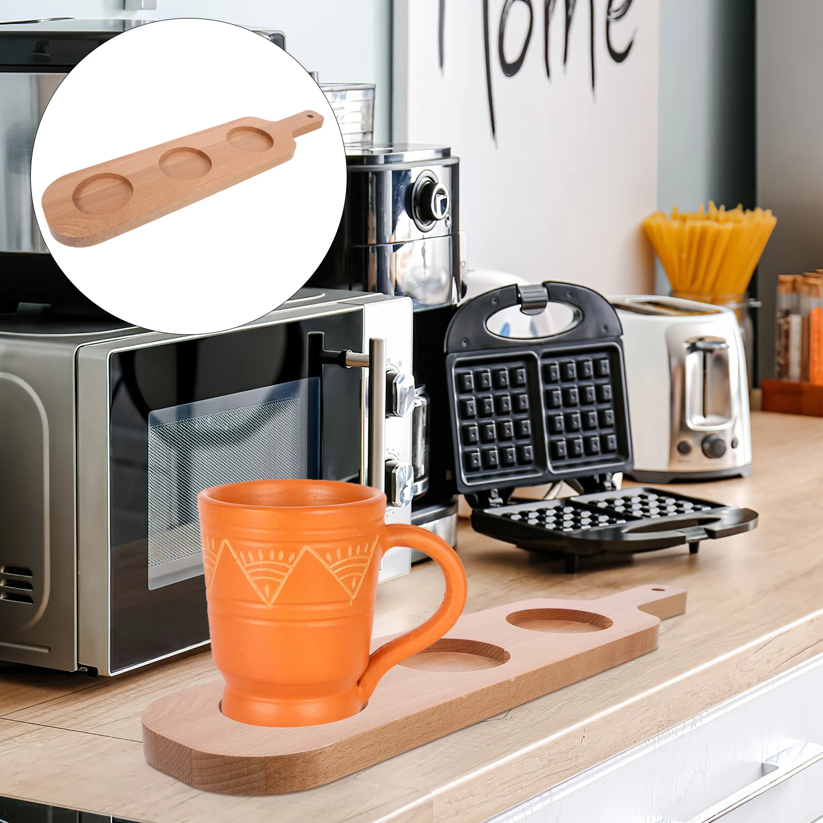 

Wooden Drink Serving Tray Cup Holes Shot Glass Holder For Bars Ktvs Hotels Beer Flight Board Beer Holder Set