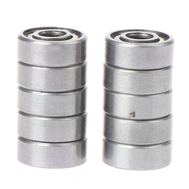 10pc Deep Groove Spherical Carbon Steel Miniature Bearings 695ZZ High Quality Durable Design