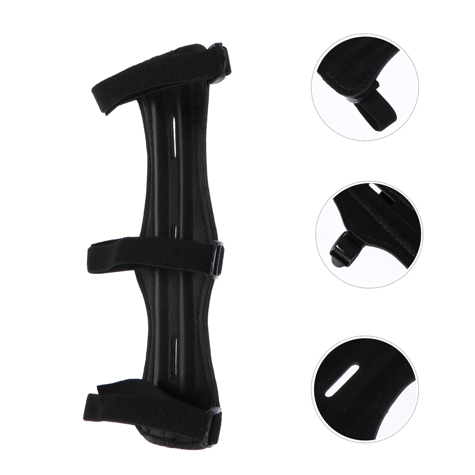 واقي ذراع الرماية، واقي القوس التقليدي، مريح للحمل، قابل للغسل، عملي، قابل للتعديل، ملحق متعدد الوظائف