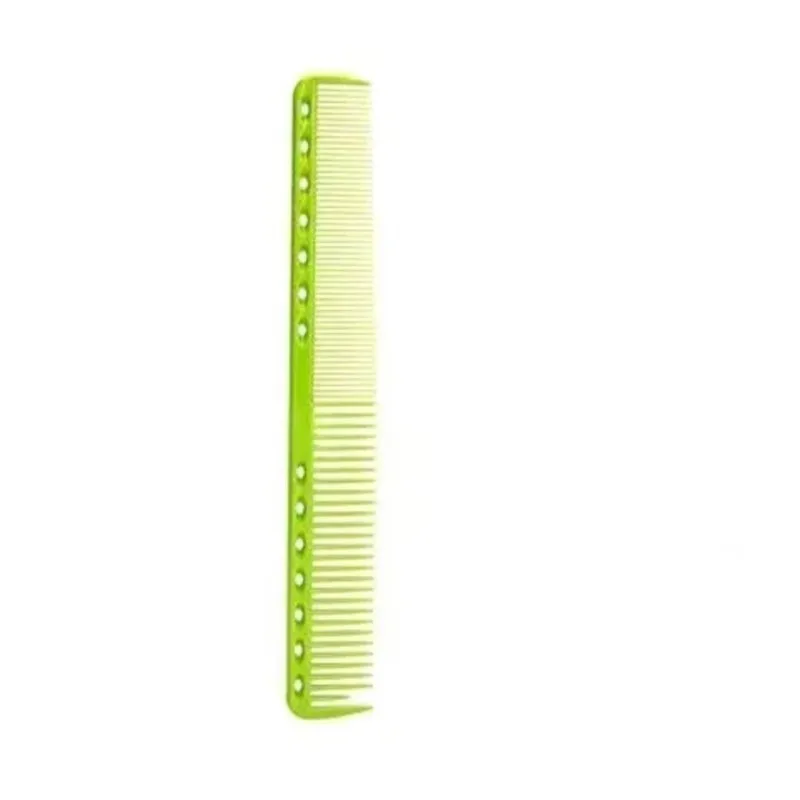 PEI High Temperature Resistant Green Hair Cutting Comb Anti Slip Beauty Comb Women\'s Hair Cutting Comb Barber Shop Accessories