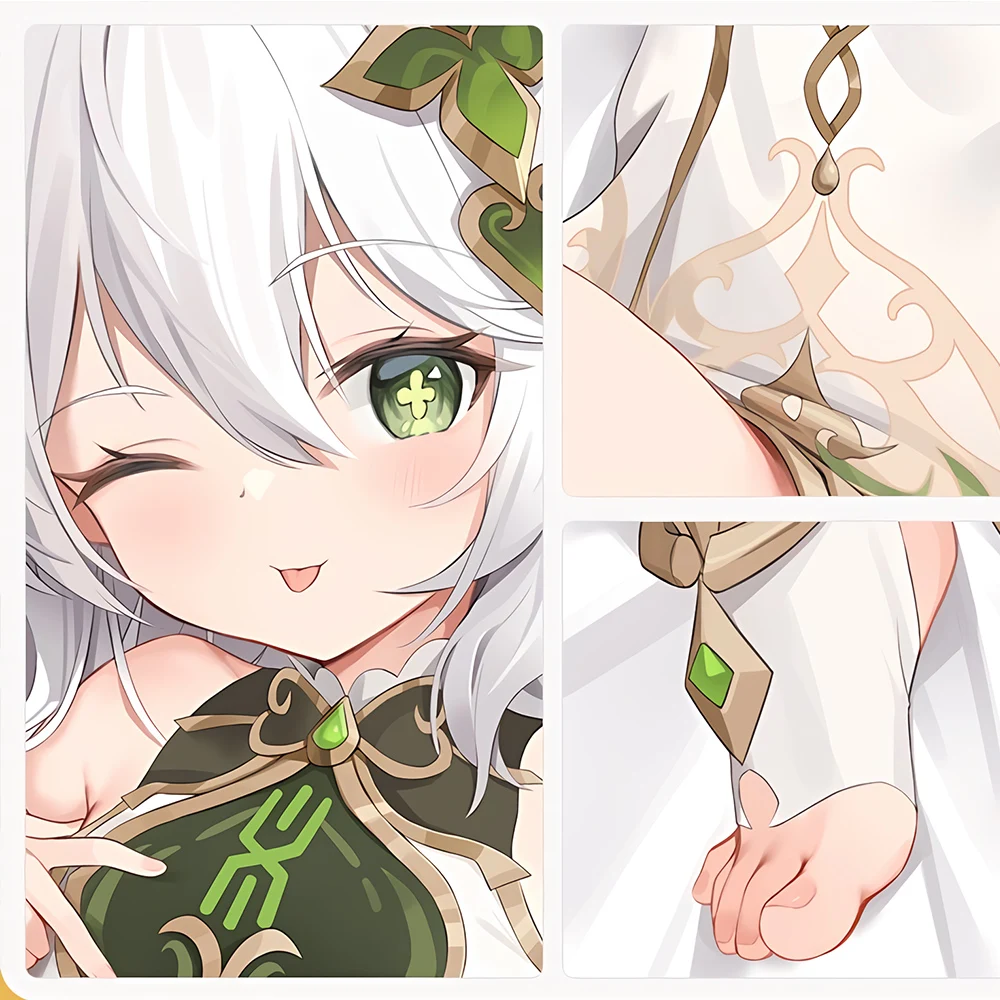 Dakimakura Genshin Impact Nahida Full Body Pillow Case Anime Otaku Pillowcase Game Throw Cushion Cover Bed Decor Gift