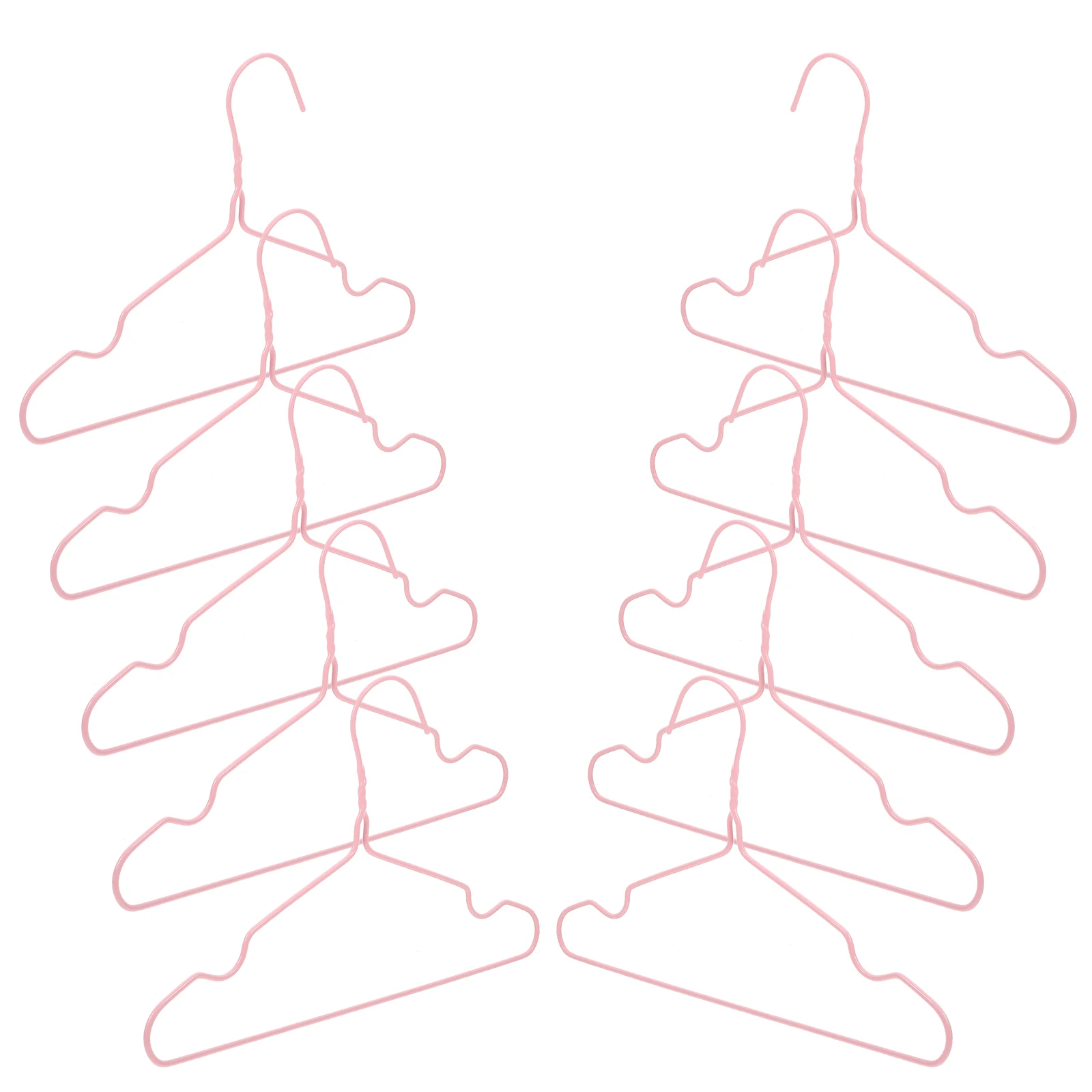 

10Pcs Non Slip Childrens Clothes Hangers Stainless Steel Nano Glue Kids Hangers for Nursery Closet Storage Kids Clothes Hanger
