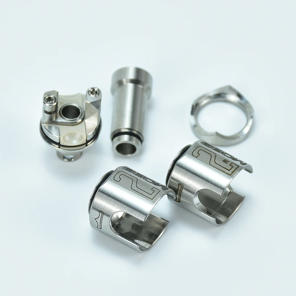 WolfCoolvape Monarchy MOBB V2 M2 RBA Bridge VAPE PRC ProRo Atomizer Boro Tank Billet BOX Boro Tank replacement coil - gallery image 5