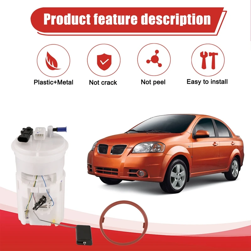 Fuel Pump Module Assembly For Chevrolet Aveo Pontiac Wave 2004-2005 E3612M 96494164 SP6608M MU1467 P76251M