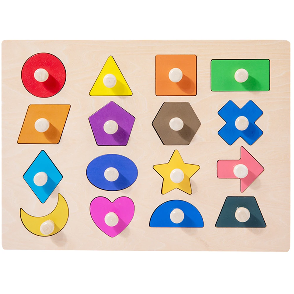 

Magnetic Puzzle Board Toys Smooth Edges Safe Kids Learning Experience Wooden Toddler Puzzles Educational Fun Shape