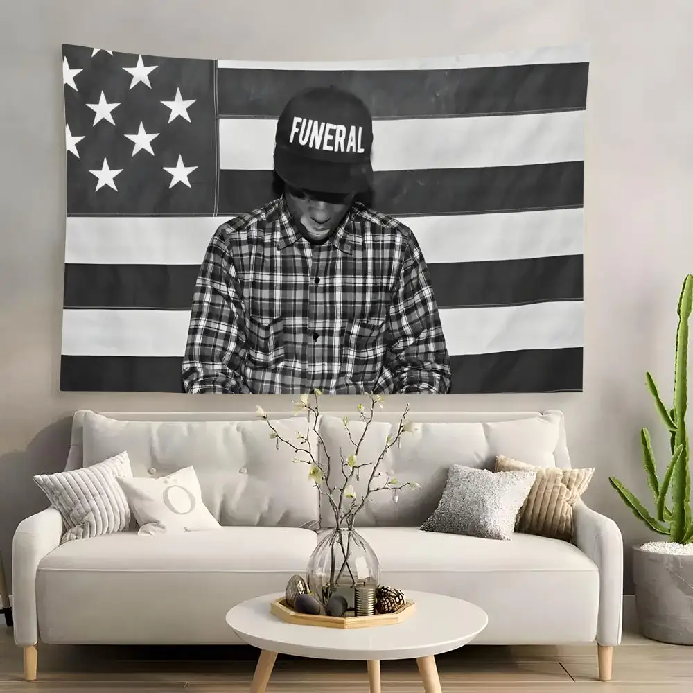 Long live love asap R-rocky Tapestry House Bedroom Living Bar Garden Microfiber Decoration Background