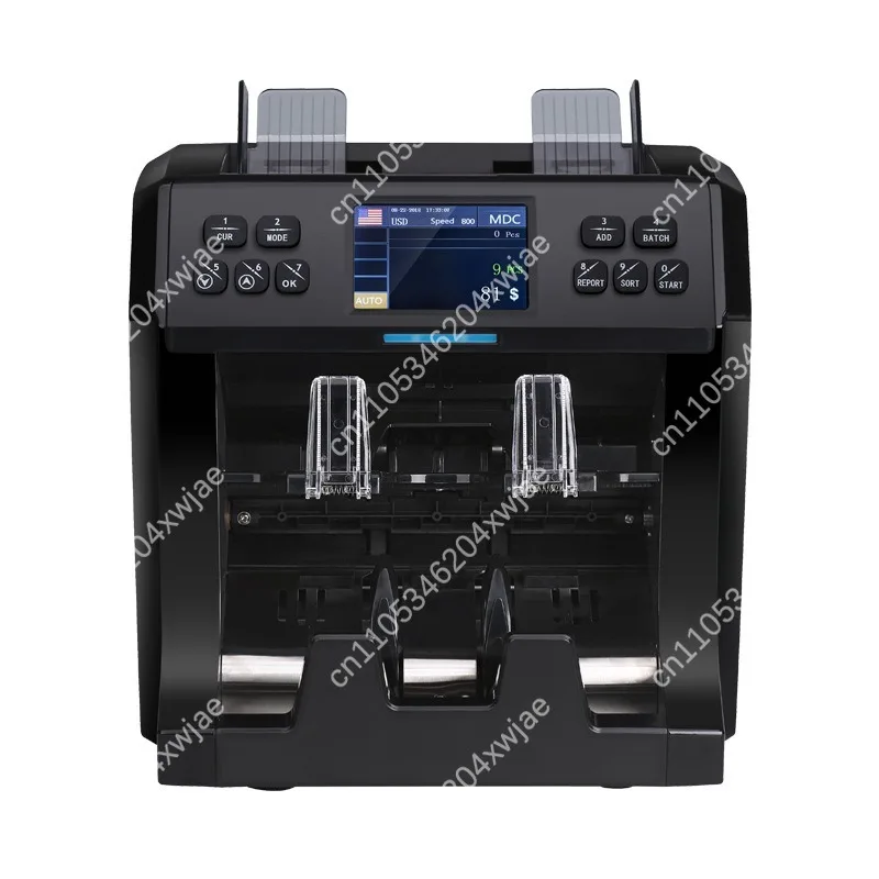 Intelligent Multi-Denomination Money Counter with Fake Note Detection High Speed for Bank Business