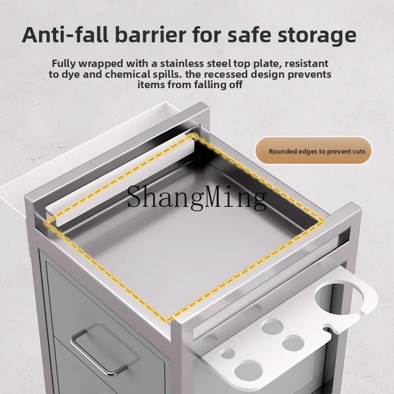 FG New Hair Salon Tool Cabinet Hairstylist Drawer Style Shop Product Floor Cabinet Hair Salon Special Storage Cabinet