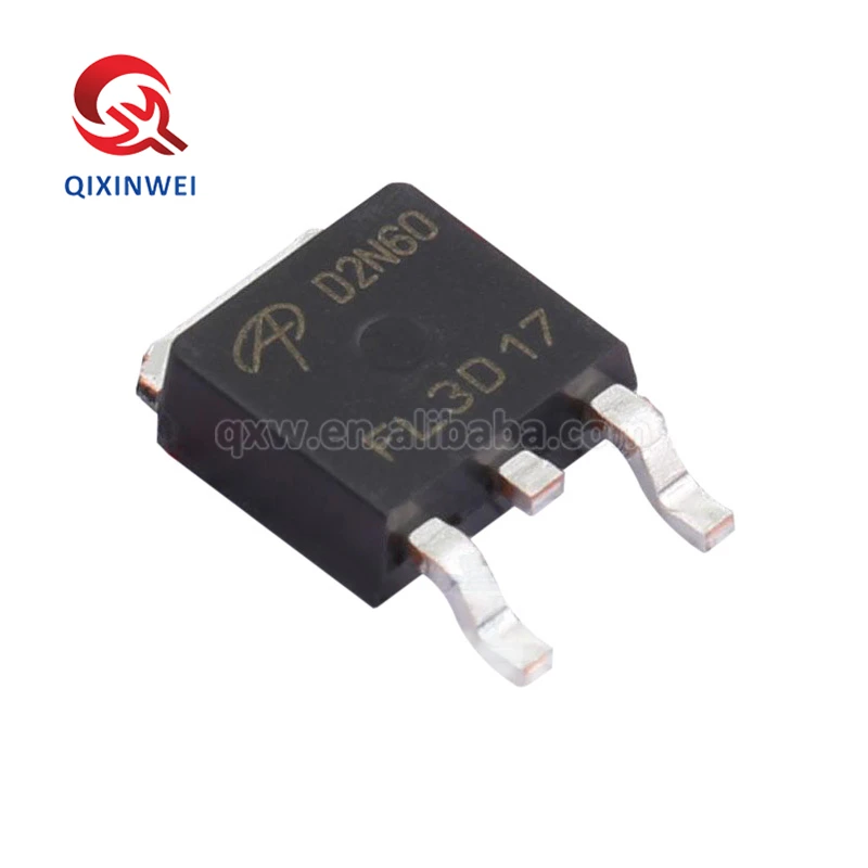 10 PCS/LOT Original Transistor AOD2N60 N Channel 600V 2A MOSFET D2N60 AOD2N60 TO-252