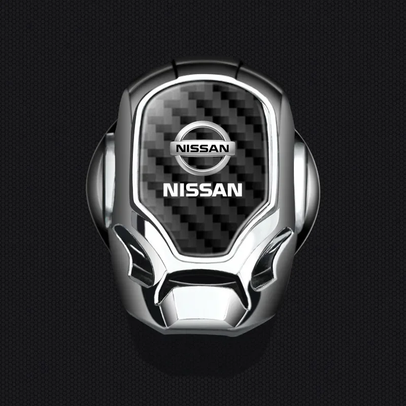 1pcs Car One-Click Start Buttons Protective Cover Decoration For Nissan Juke Qashqai J10 Pulsar Sentra Altima Patrol Nismo