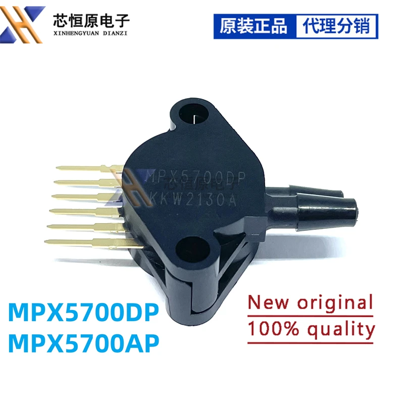 MPX5700DP Differential Pressure Sensor 700kpa Analog Voltage 5V SIP-6 Temperature Compensation Amplifier