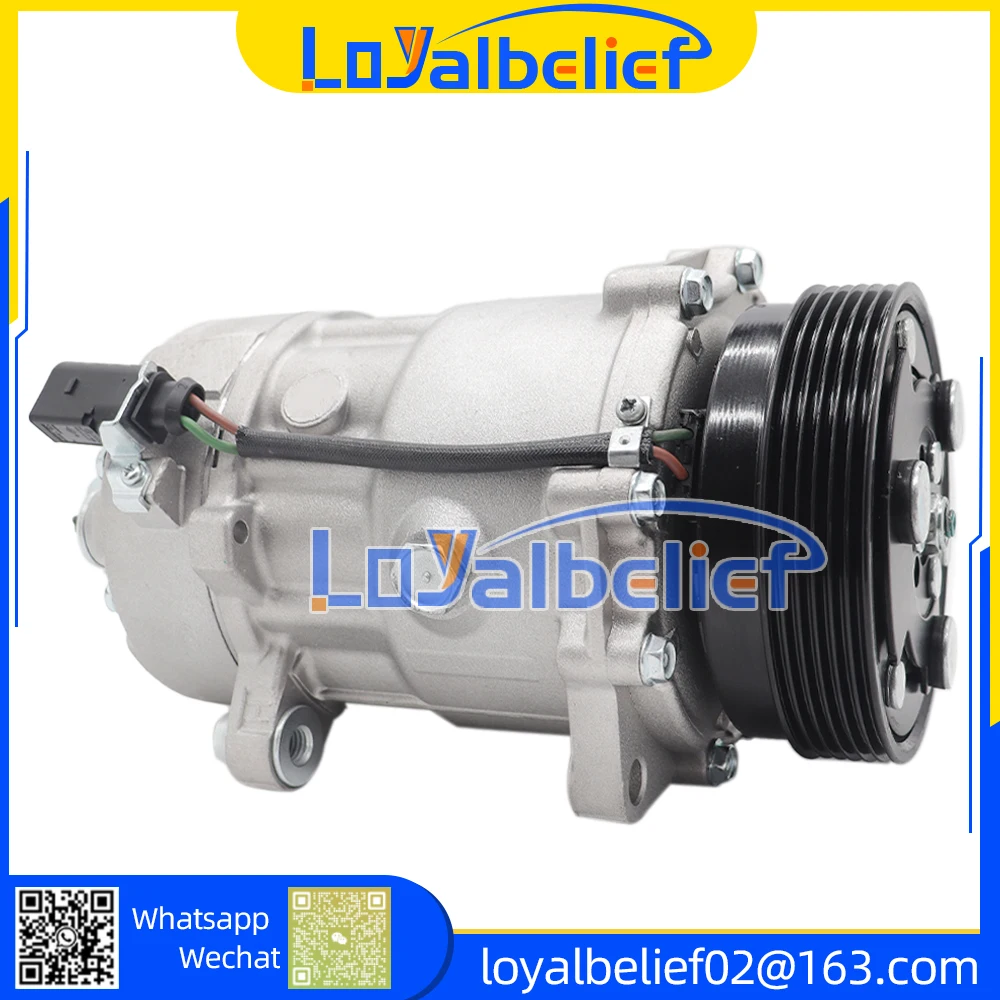 For sd7v16 Auto AC Compressor For Volkswagen Eurovan Transporter T4 2.8L 7D0820805 7D0820805E 7D0820805A 1146 1214 57719 1214