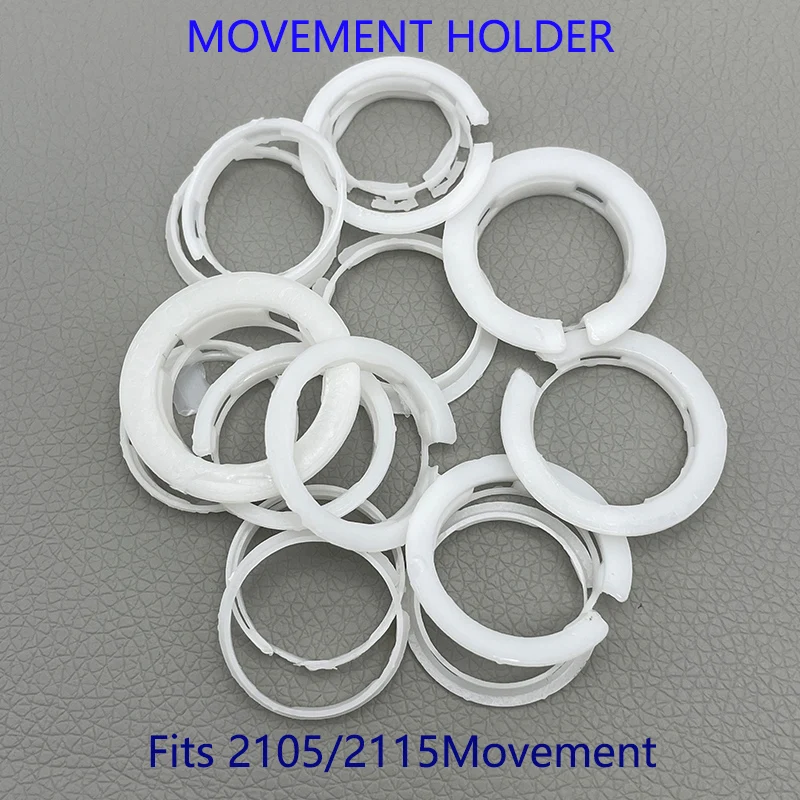 2105/2115 Movement Spacers Ring Set of 15pcs Different Sizes Plastic Watch Movement Holder Spacer Ring for 2105/2115 Movement