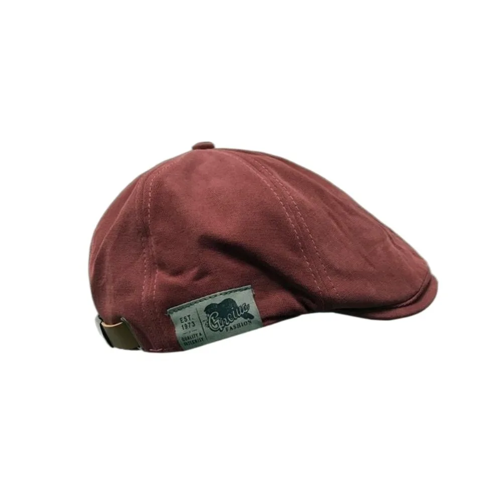 النمط الغربي البريطاني القبعات خمر قبعة الرجعية الكلاسيكية ارتداء اليومي الرجال القبعات قبعة القطن قابل للتعديل قبعة بيسبول السفر الرياضة #1