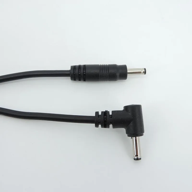 2pin DC Power 3.5x1.35mm male connector Cable 22AWG 3a Extension Cord right angel For Camera LED Lights q1