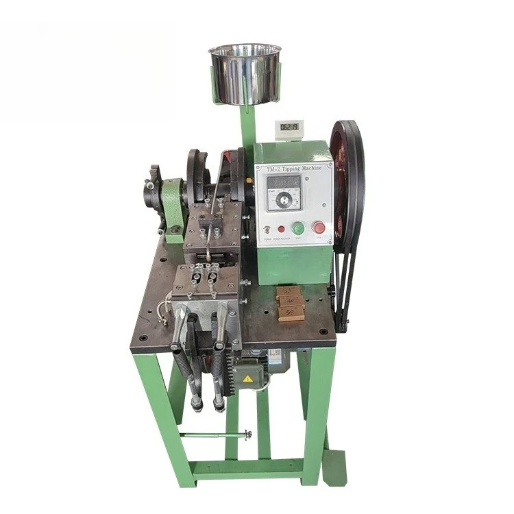 Headband elastic belt film semi-automatic shoelace headers Baotou machine