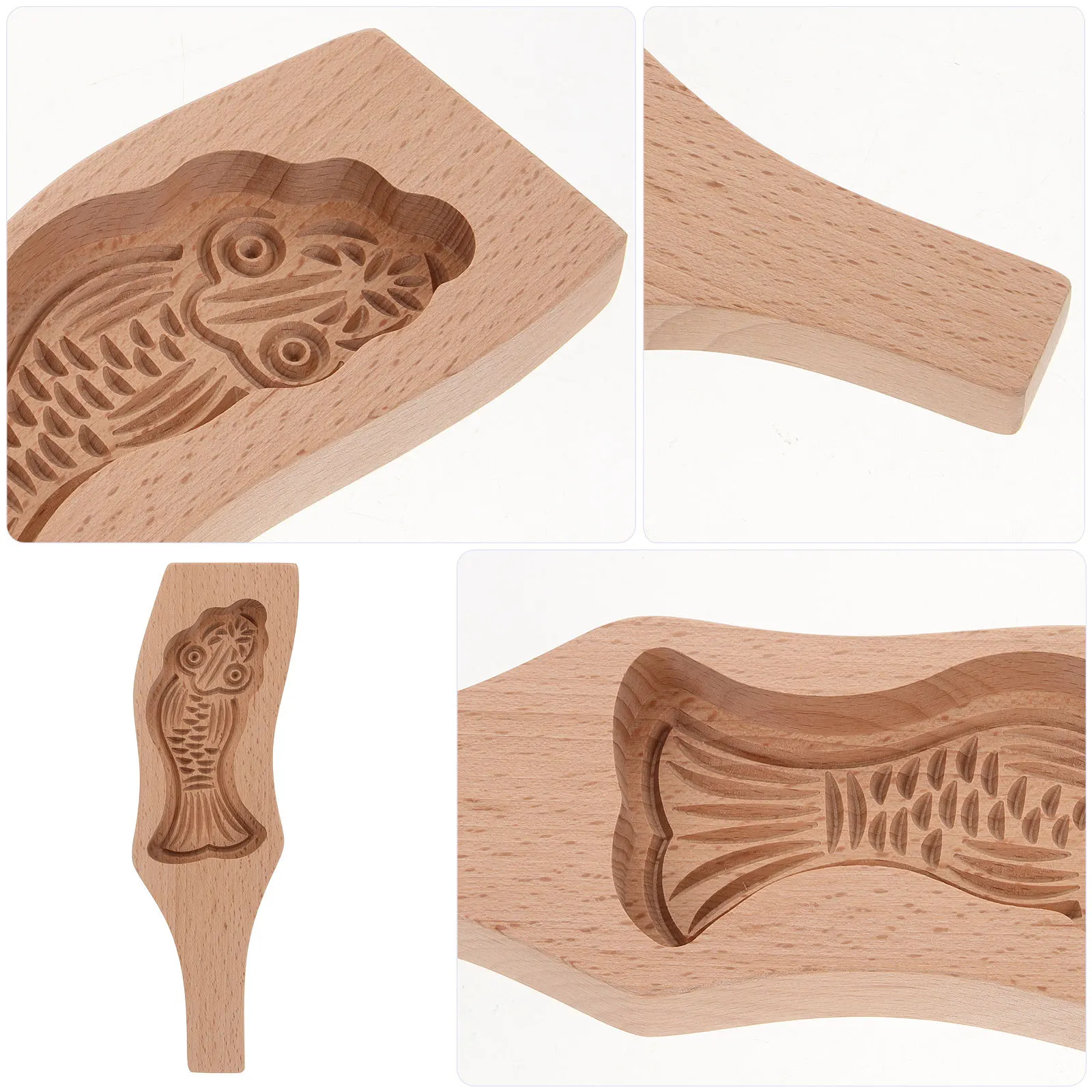 

Fish Shape Cake Mold Wooden DIY Molds for Baking Jelly Chocolate Cake Decorating Mold Kitchen Supplies Baking Molds