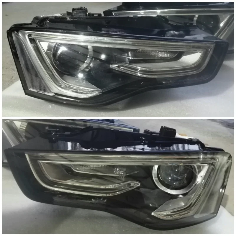 For Audi A5 2012 2013 2014 2015 2016 High Lumen LED Headlight Assembly Left Right Pair Direct Fit